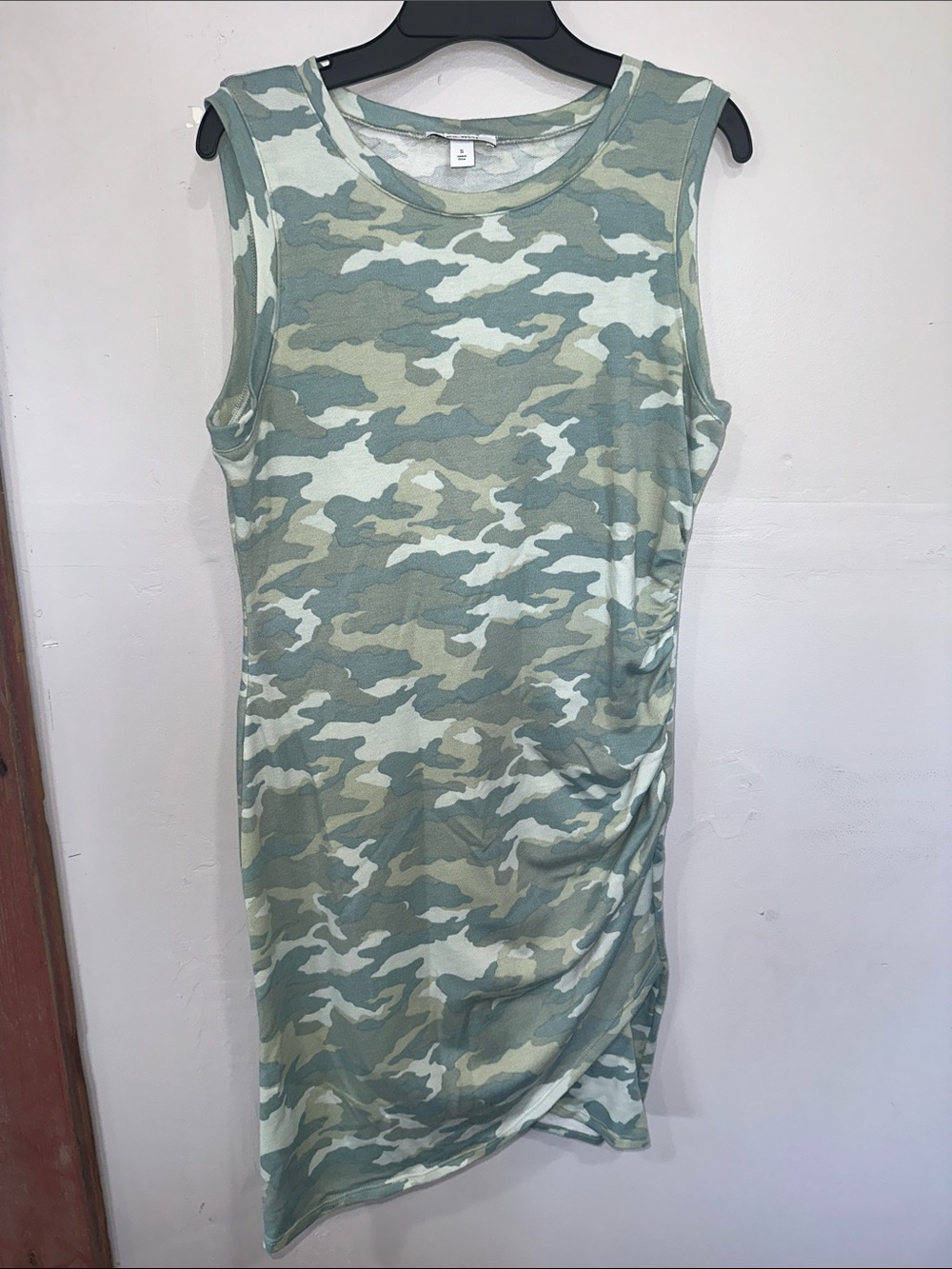 Wide tank strap midi dress